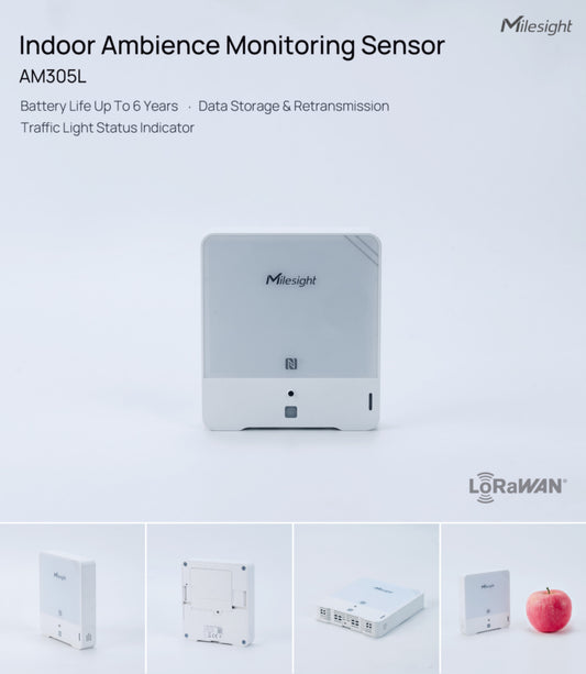 Milesight Indoor Ambience Monitoring Sensor AM304L / AM305L
