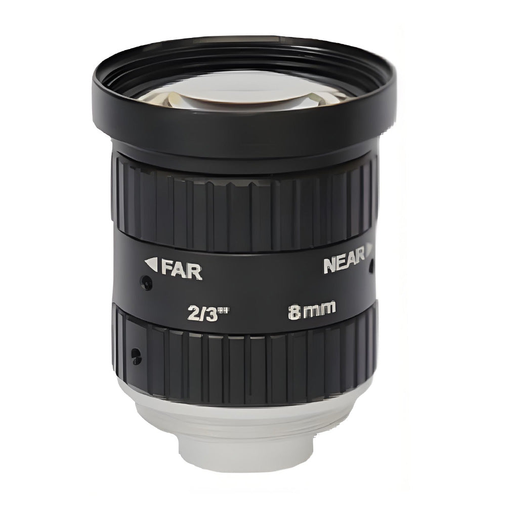 EDATEC C-Mount 8mm Focal Length Lens for Raspberry Pi HQ Camera