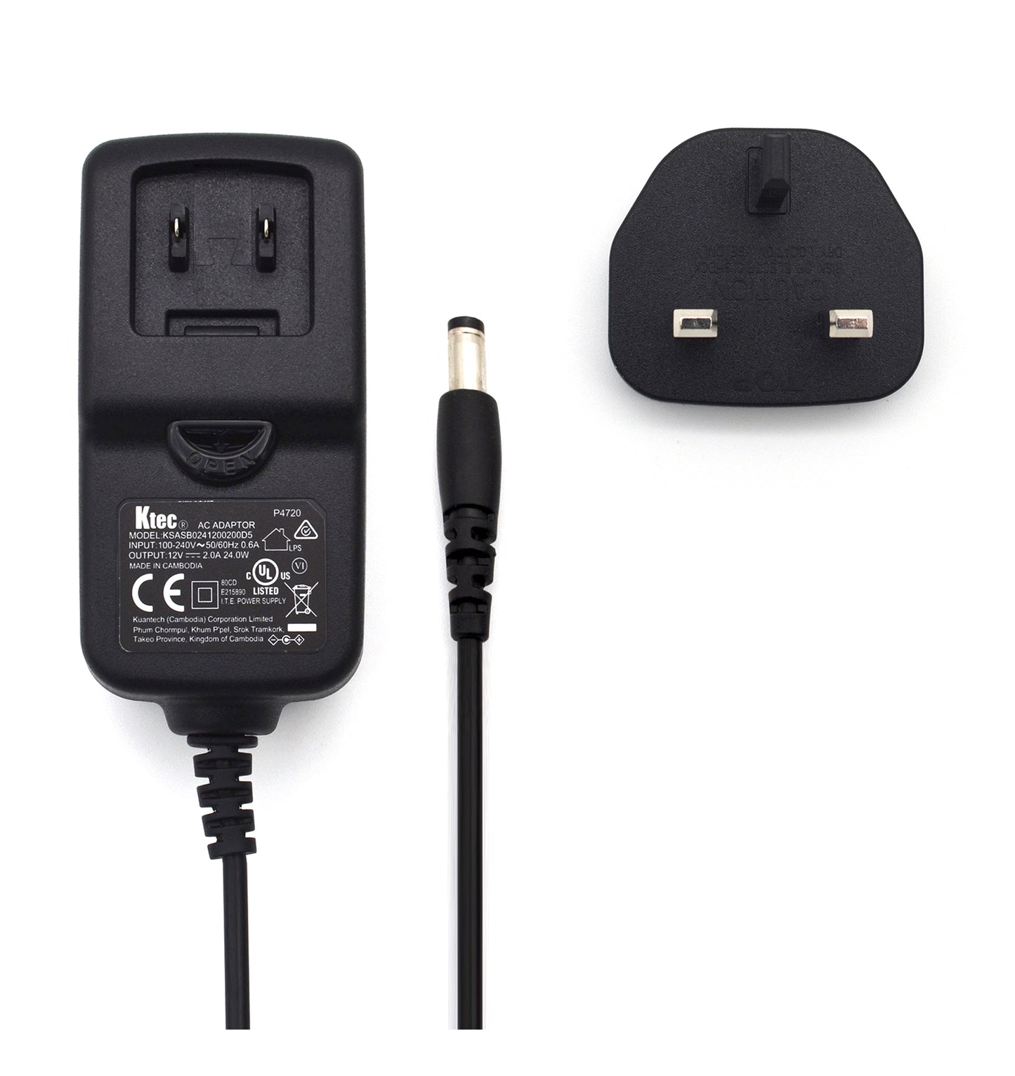 EDATEC 12V 2A Wall Mount Power Supply