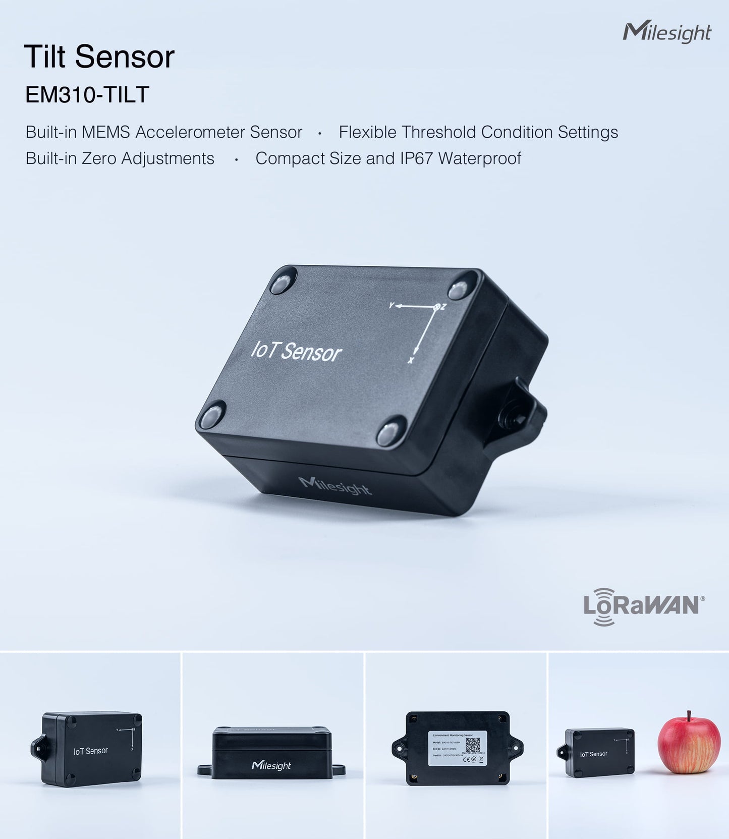 Milesight Tilt Sensor EM310-TILT