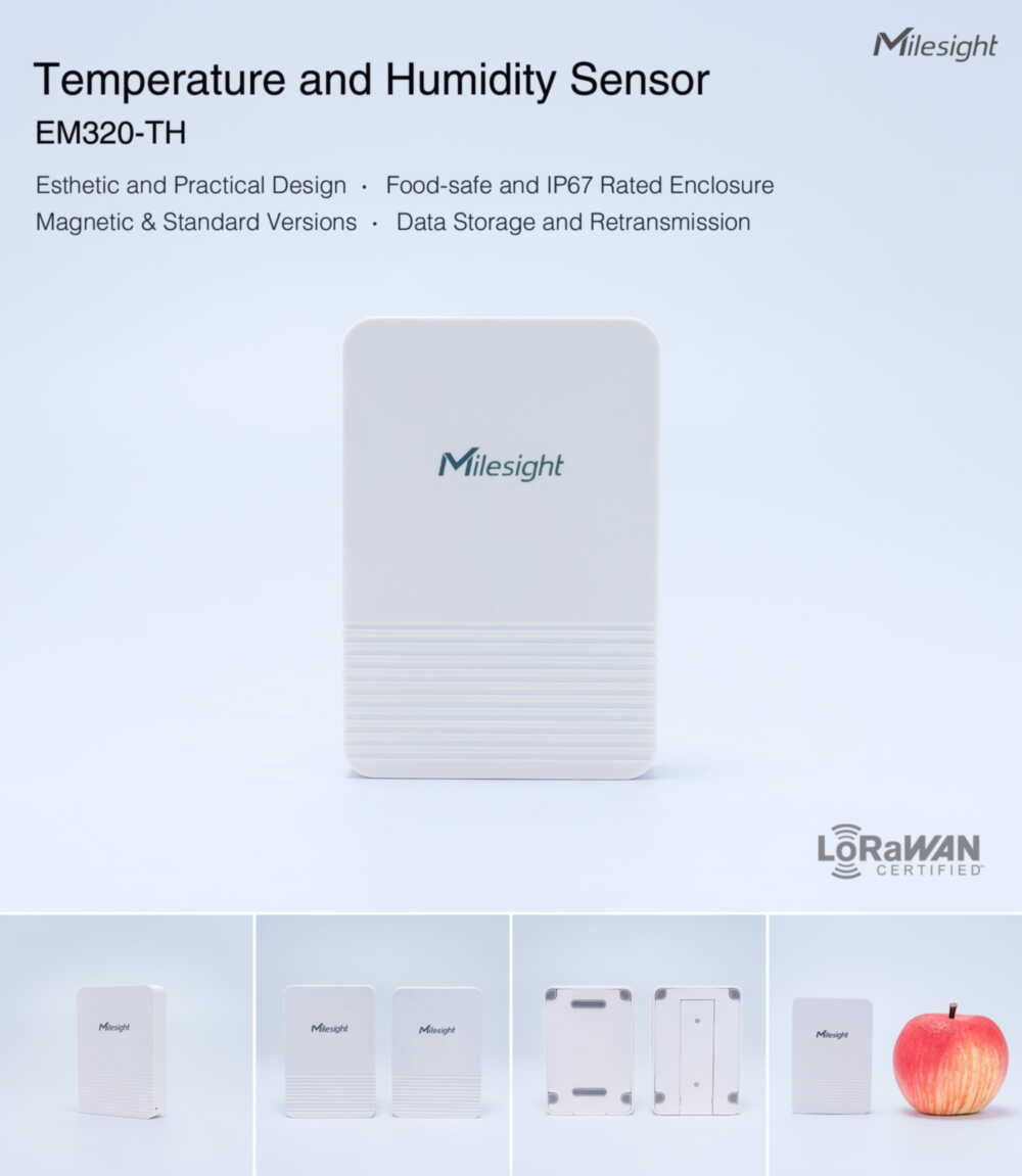 Milesight Temperature and Humidity Sensor EM320-TH