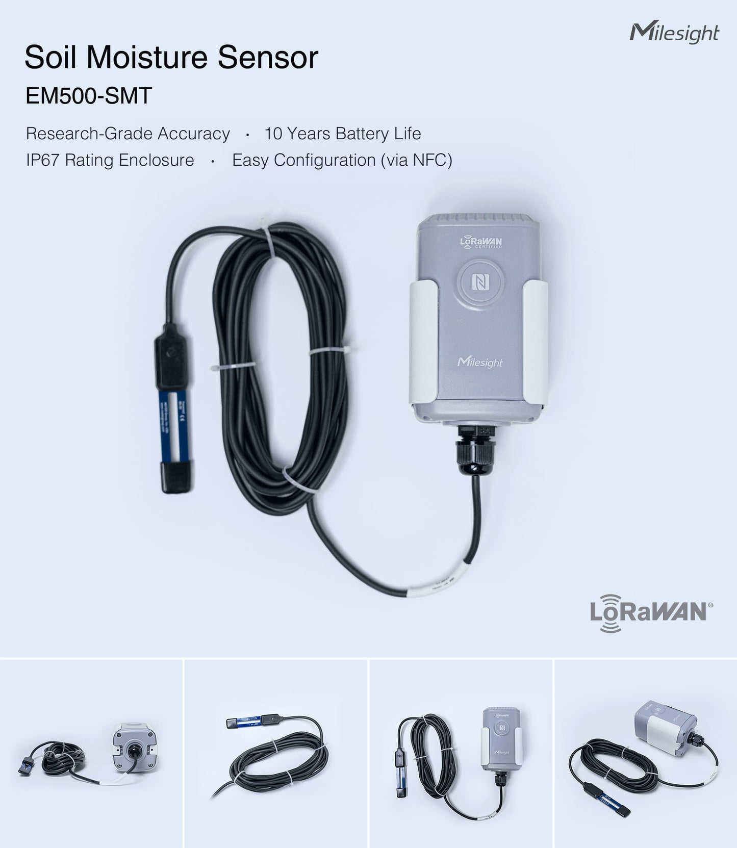 Milesight Soil Conductivity Sensor EM500-SMTC