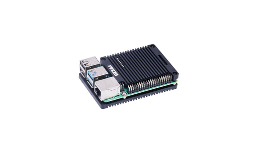 EDATEC Raspberry Pi 4 Passive Cooling Open Aluminium CNC Case