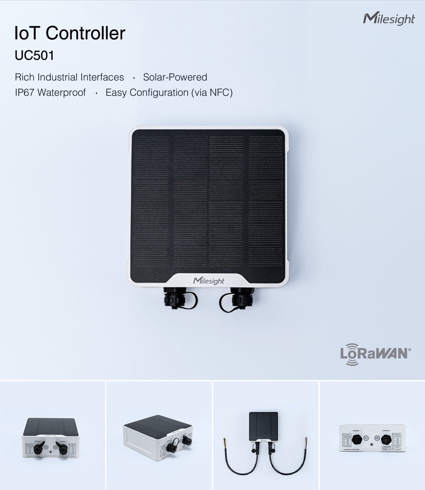 Milesight IoT controller UC500 Series