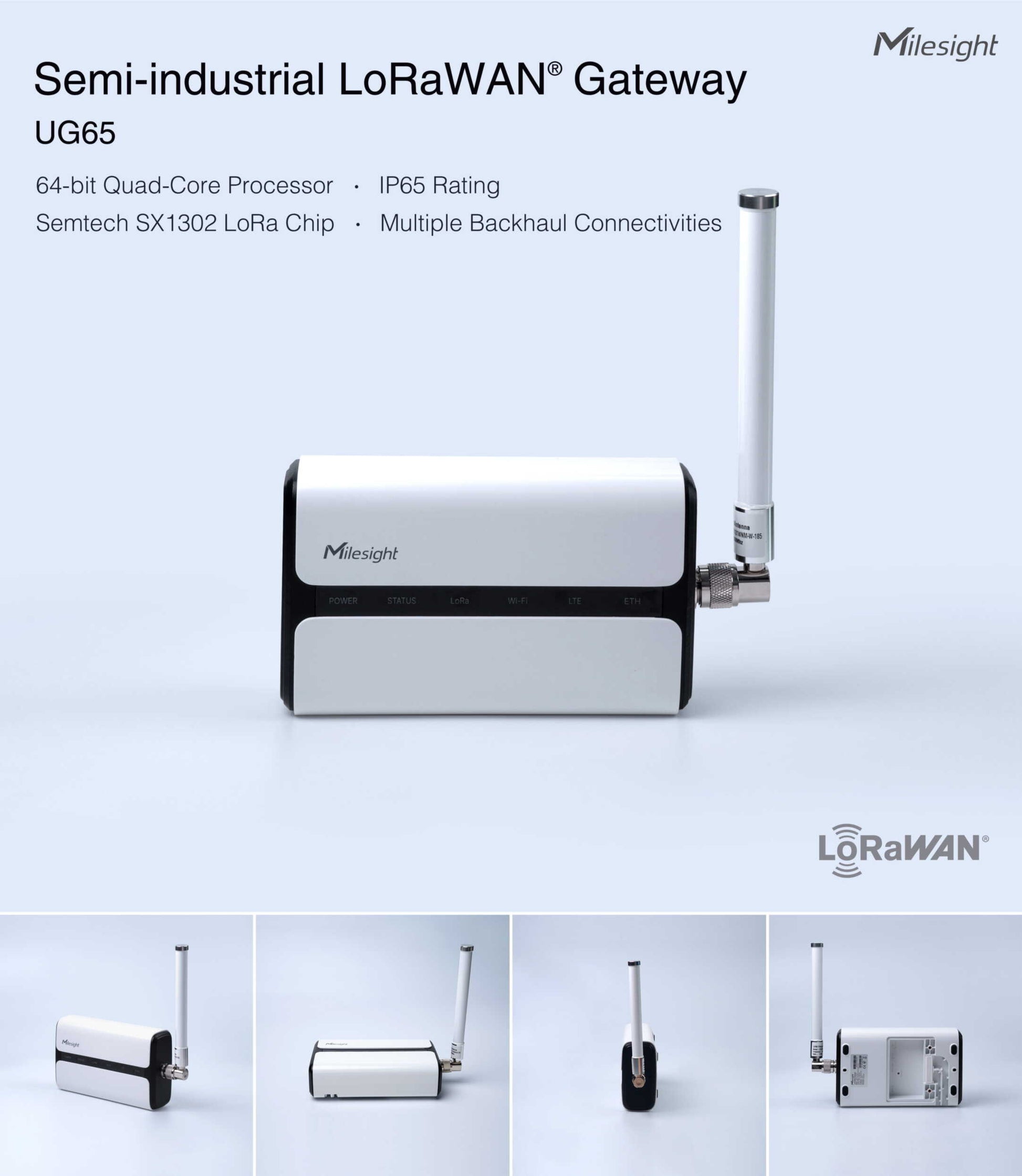 Milesight UG65 LoRaWAN Gateway Overview