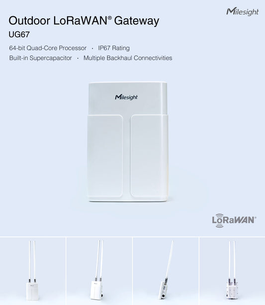 Milesight Outdoor LoRaWAN Gateway UG67