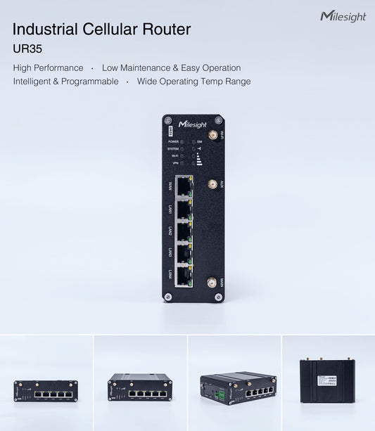 Milesight Pro Series Industrial Cellular Router UR35