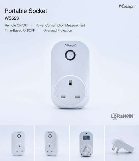 Milesight Portable Electric Outlet Switch WS523