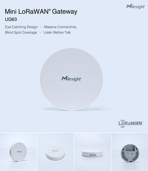 Milesight Mini LoRaWAN Gateway UG63 With Internal Antenna