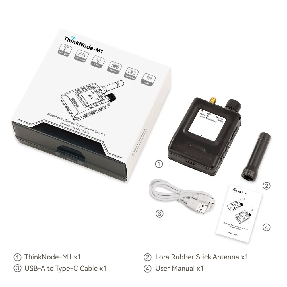 Elecrow ThinkNode M1 LoRa Meshtastic Walkie-Talkie