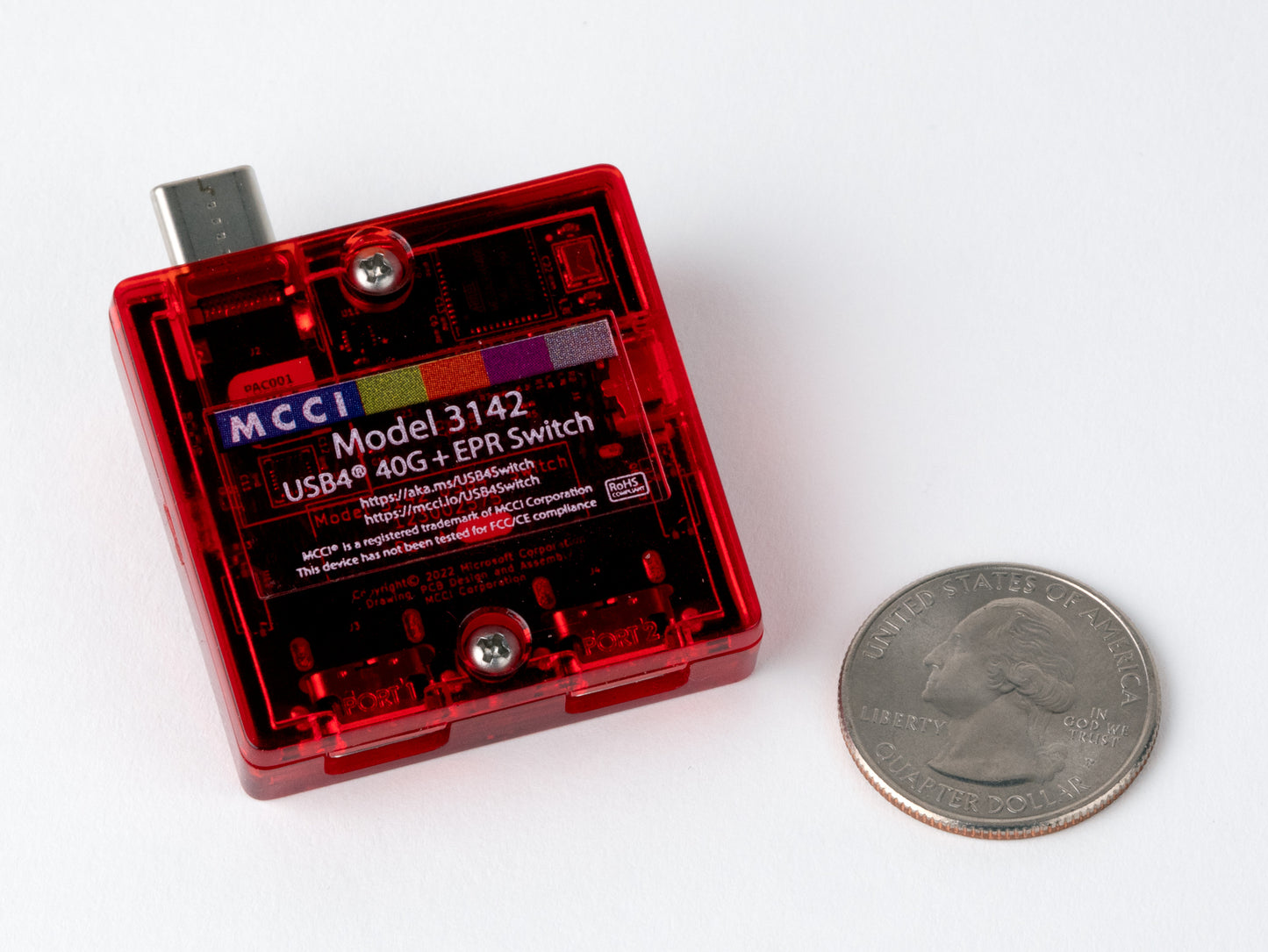 MCCI Model 3142 USB4® Switch with EPR