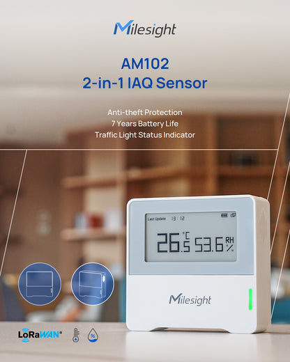 Milesight Indoor Ambience Sensor AM102 & AM102L
