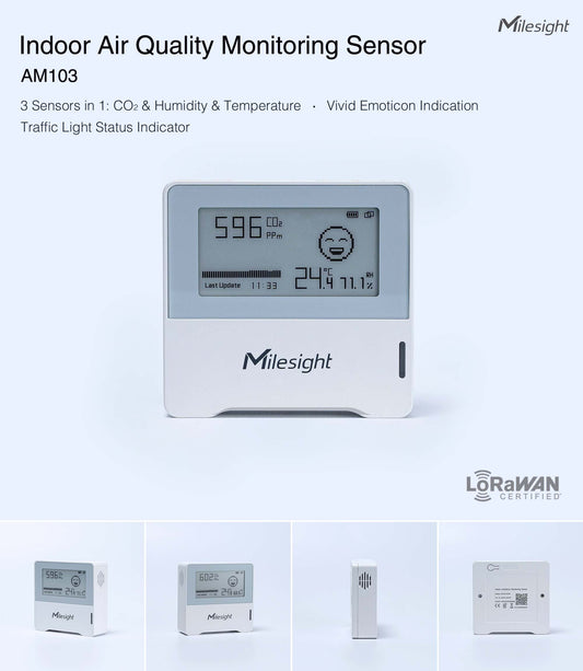 Milesight Indoor Ambience Monitoring Sensor AM103 / AM103L