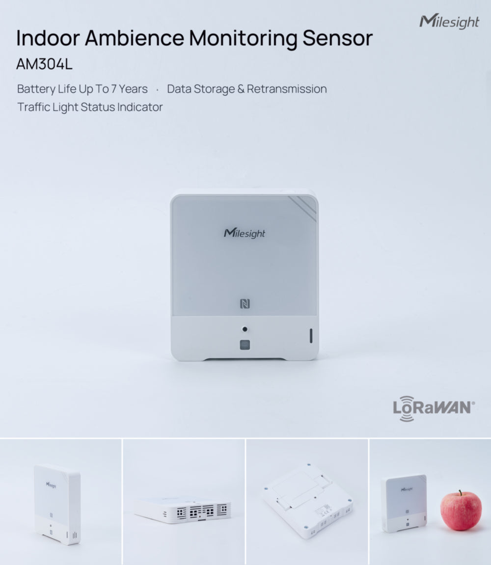 Milesight Indoor Ambience Monitoring Sensor AM304L / AM305L