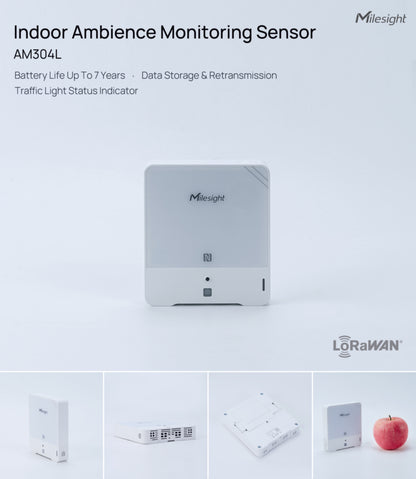 Milesight Indoor Ambience Monitoring Sensor AM304L / AM305L