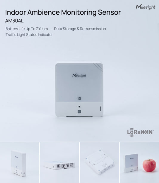 Milesight Indoor Ambience Monitoring Sensor AM304L / AM305L