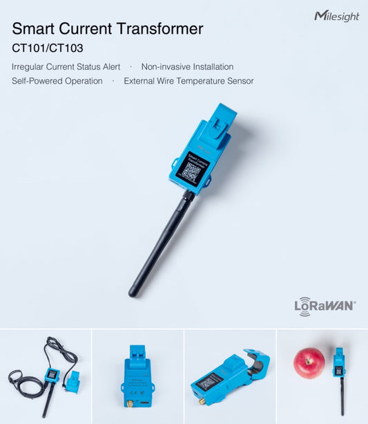 Milesight Smart Current Transformer CT101, CT103 & CT105