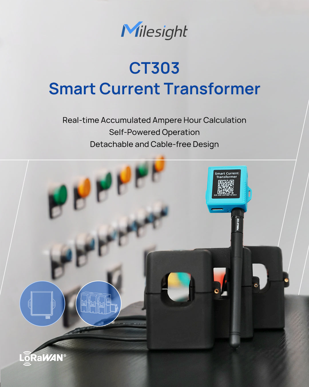 Milesight Smart Current Transformer CT303, CT305 & CT310