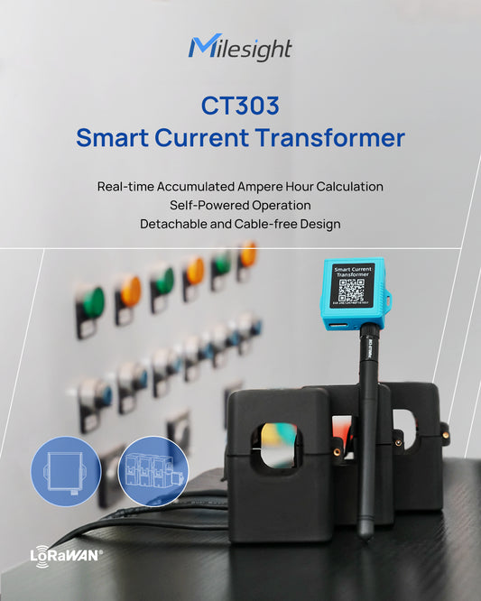 Milesight Smart Current Transformer CT303, CT305 & CT310