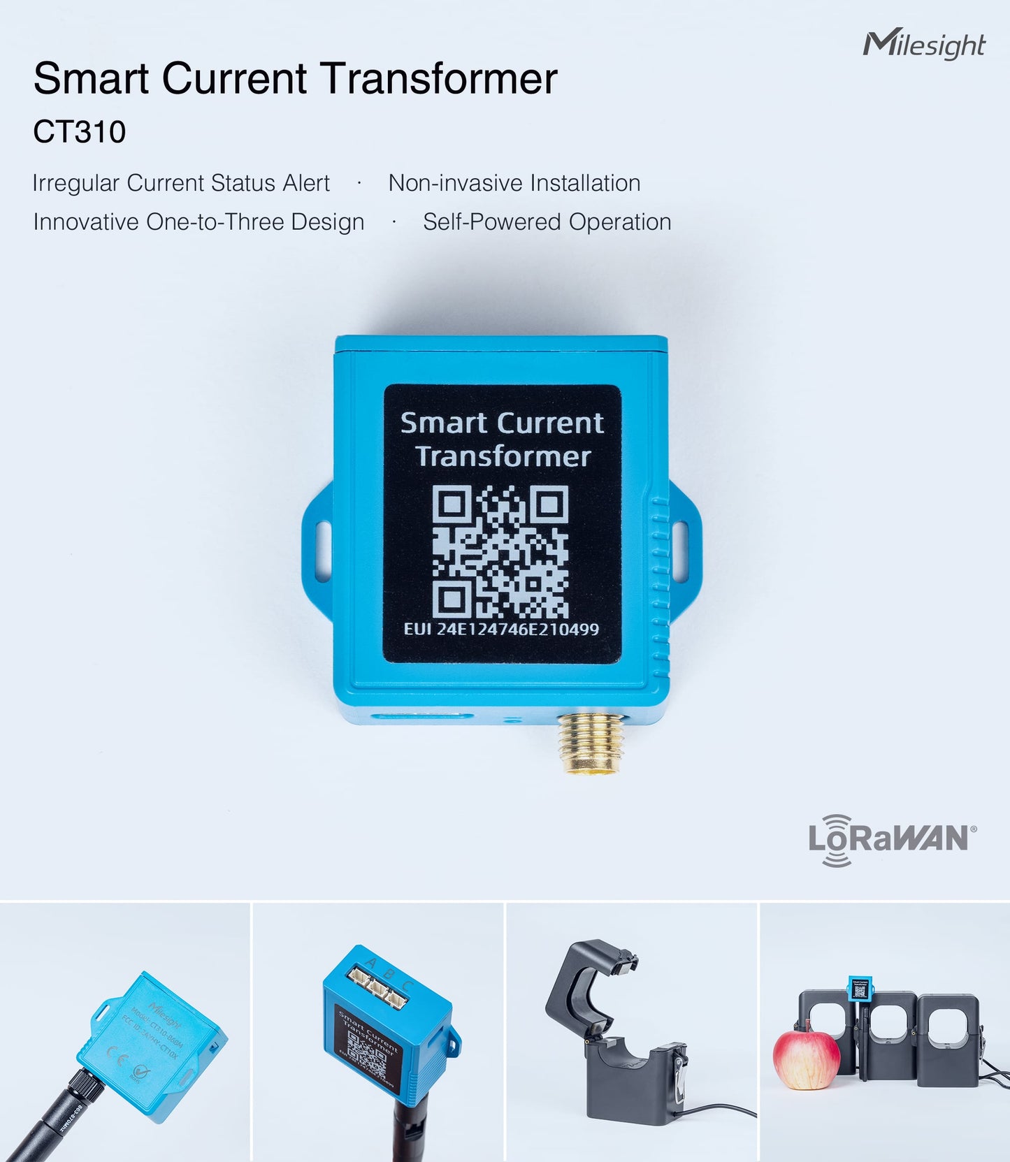 Milesight Smart Current Transformer CT303, CT305 & CT310