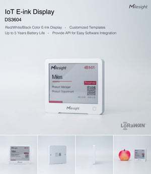Milesight IoT E-Ink Display DS3604