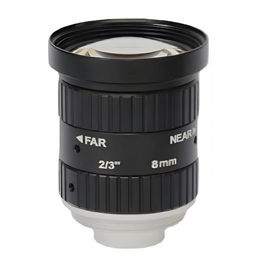 EDATEC C-Mount 8mm Focal Length Lens for Raspberry Pi HQ Camera