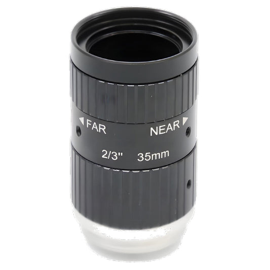EDATEC C-Mount 35mm Focal Length Lens for Raspberry Pi HQ Camera