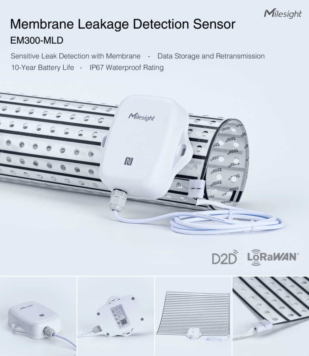 Milesight Membrane Leakage Detection Sensor EM300-MLD