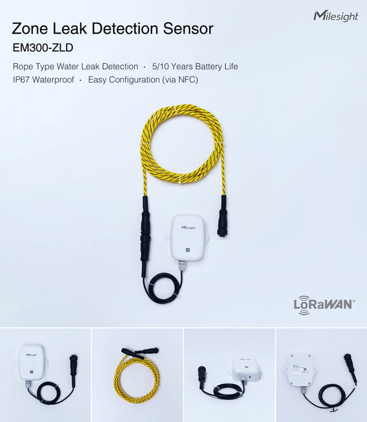 Milesight Zone Leakage Detection Sensor EM300-ZLD