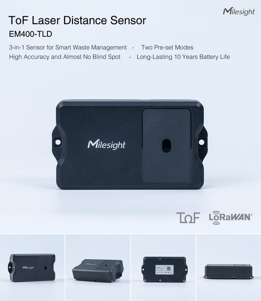 Milesight Time of Flight Laser Distance Sensor EM400-TLD