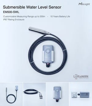 Milesight Submersible Water Level Sensor EM500-SWL