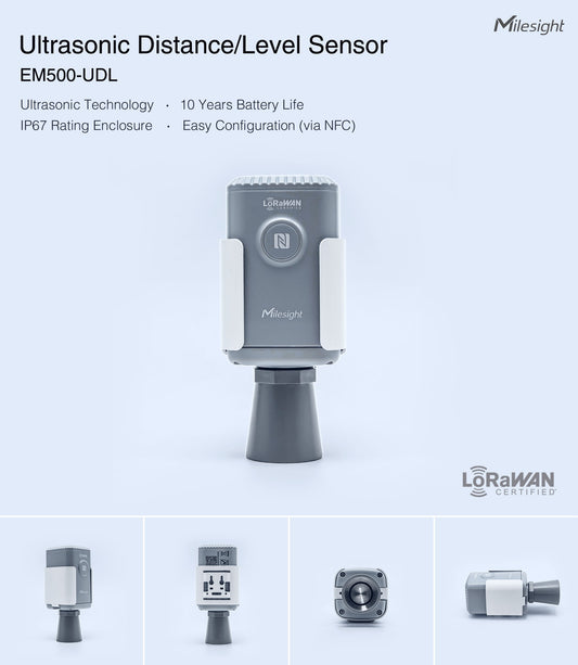 Milesight Ultrasonic Distance/Level Sensor EM500-UDL