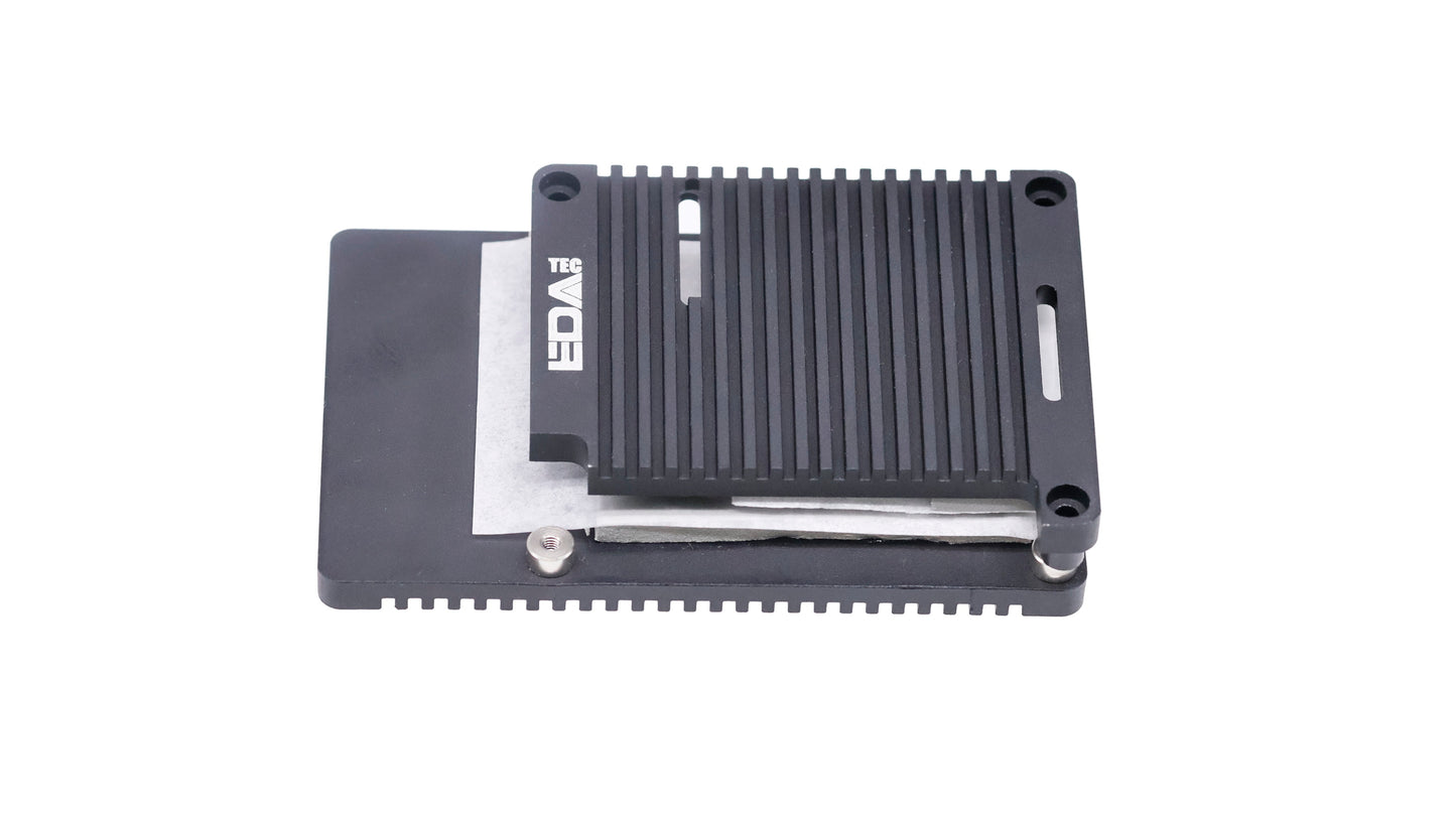 EDATEC Raspberry Pi 4 Passive Cooling Open Aluminium CNC Case