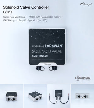 Milesight Solenoid Valve Controller UC511 / UC512