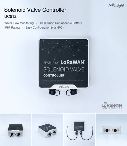 Milesight Solenoid Valve Controller UC511 / UC512