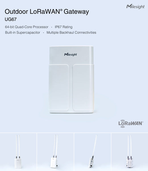 Milesight Outdoor LoRaWAN® Gateway UG67
