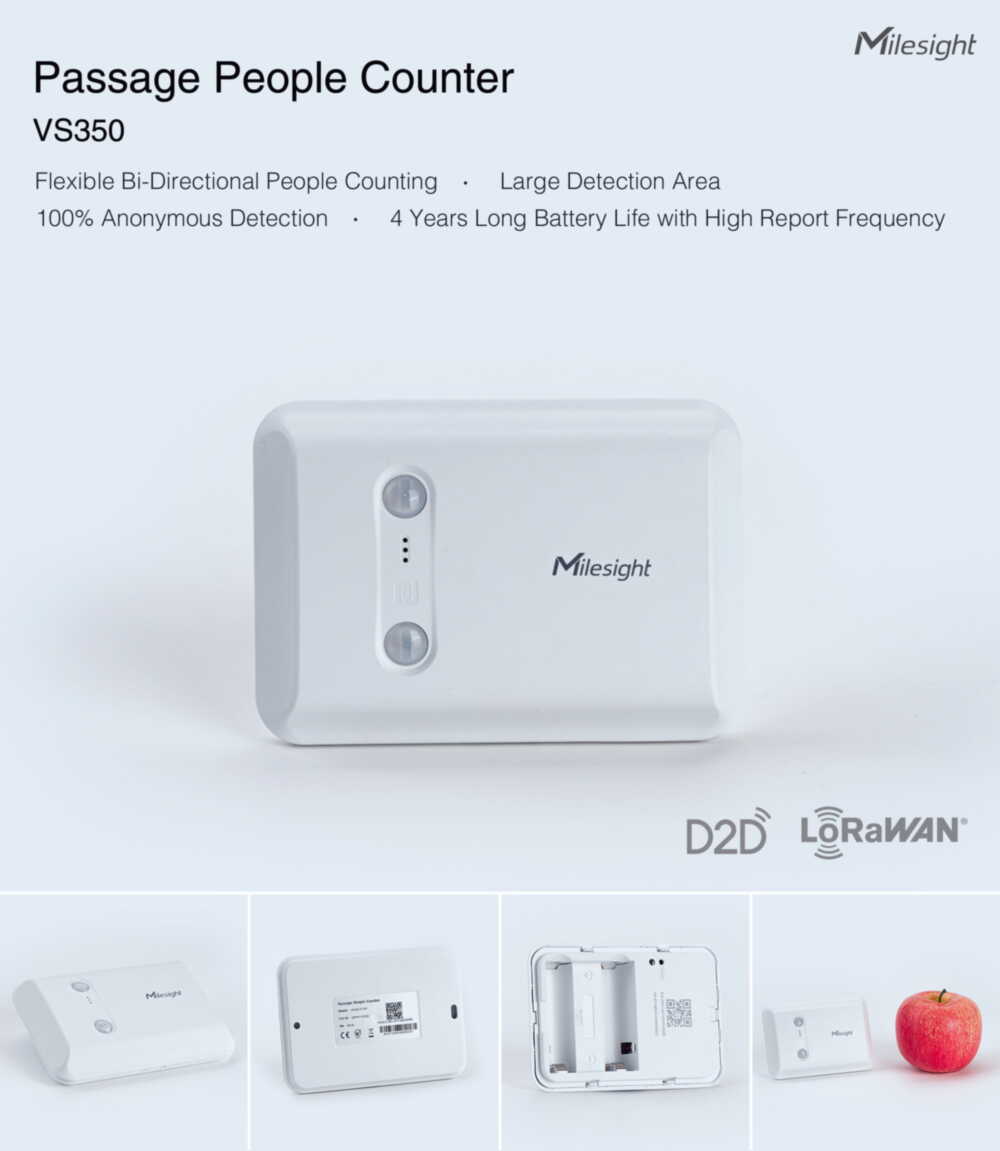 Milesight Passage People Counter Sensor VS350
