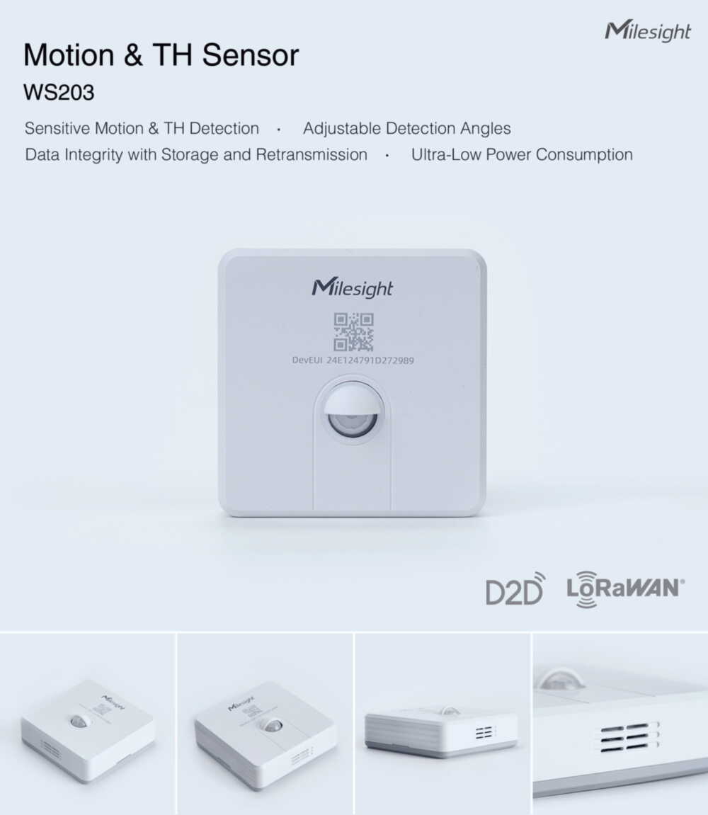 Milesight Motion & TH Sensor WS203