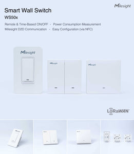 Milesight LoRaWAN Wall Switch WS50x