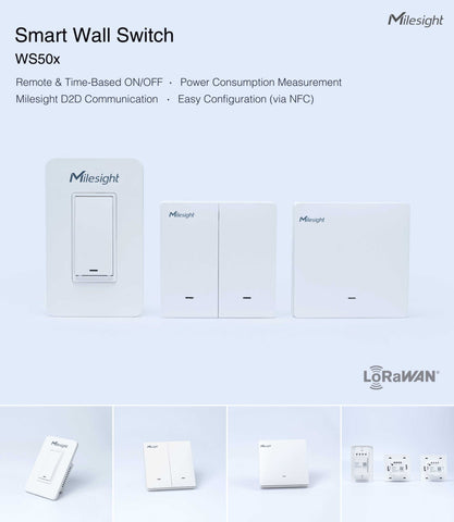 Milesight LoRaWAN Wall Switch WS50x