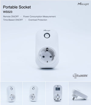 Milesight Portable Electric Outlet Switch WS523