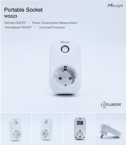 Milesight Portable Electric Outlet Switch WS523