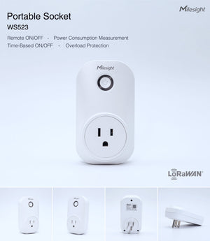 Milesight Portable Electric Outlet Switch WS523