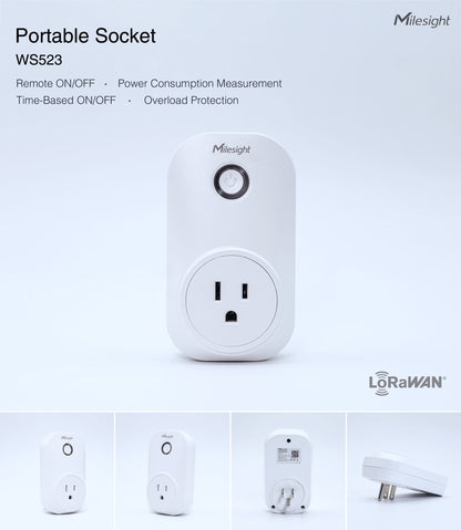 Milesight Portable Electric Outlet Switch WS523