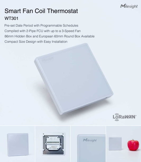 Milesight Smart Fan Coil Thermostat WT301 & WT302