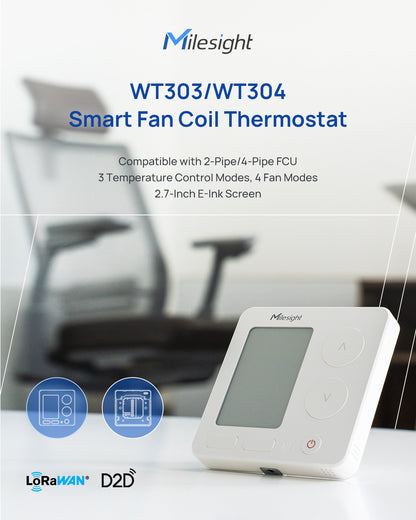 Milesight Smart Fan Coil Thermostat WT303 & WT304