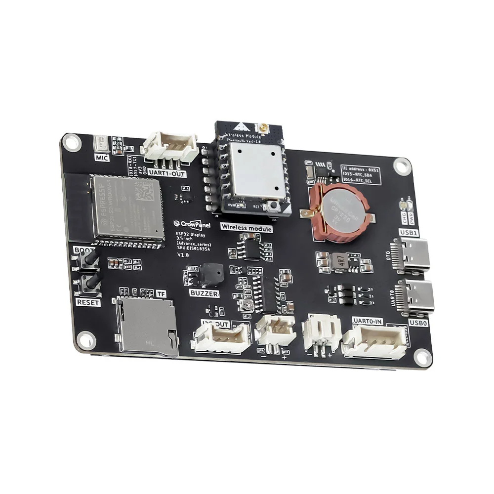 Elecrow CrowPanel Advance 3.5" Meshtastic HMI Display