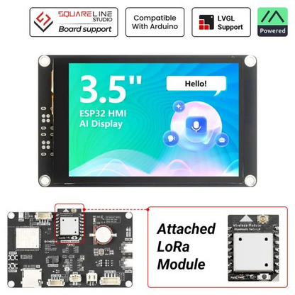 Elecrow CrowPanel Advance 3.5" Meshtastic HMI Display