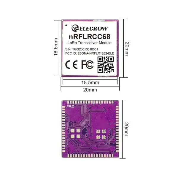 Elecrow nRFLRCC68 Wireless Transceiver Module
