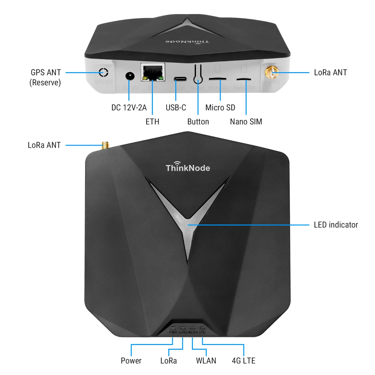 Elecrow ThinkNode G1 Indoor 8-Channel LoRaWAN Gateway